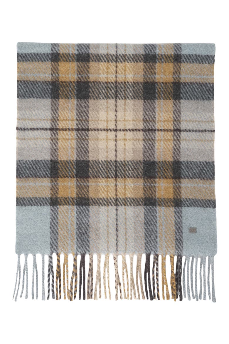 Elizabeth Plaid Fringe Scarf, Alternate, color, MULTICOLOR