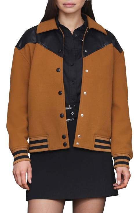 Oversize Western Varsity Jacket