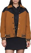 Avec Les Filles Oversize Western Varsity Jacket