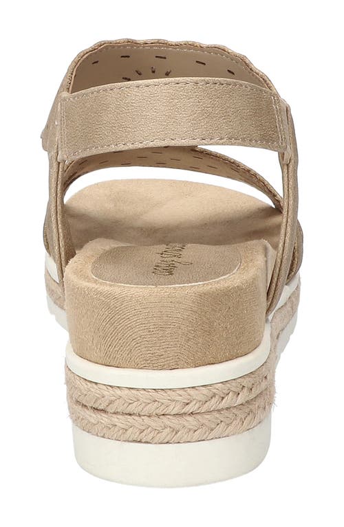 EASY STREET EASY STREET FRAN SLINGBACK WEDGE SANDAL 