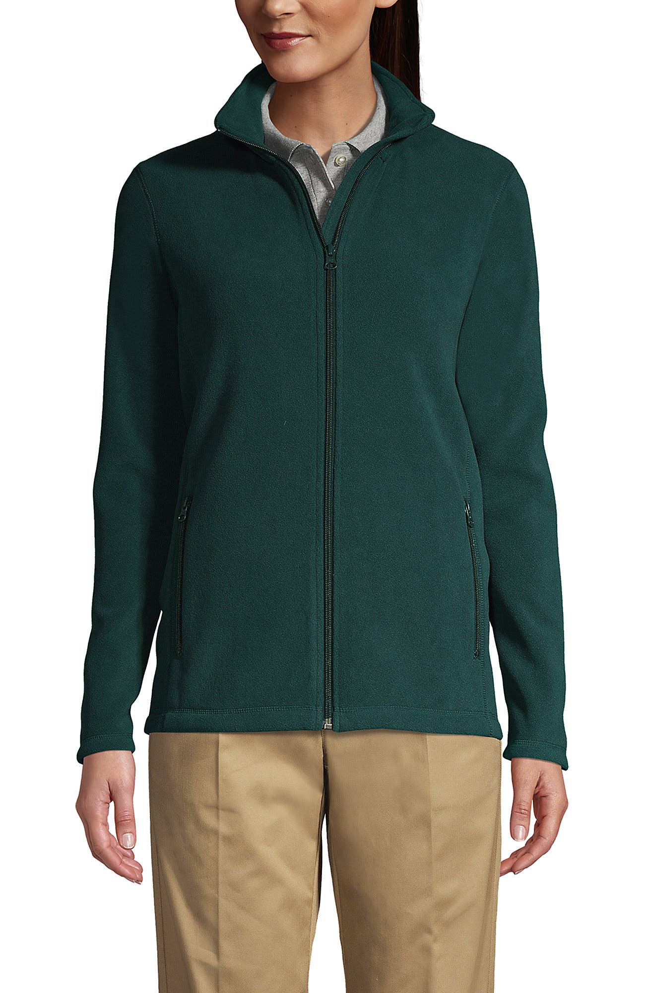 Full-Zip Mid-Weight Fleece Jacket - image 5