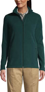 Lands' End Full-Zip Mid-Weight Fleece Jacket