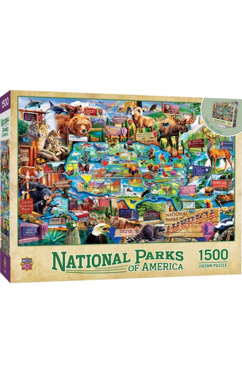 USA National Parks 1500 Piece Puzzle