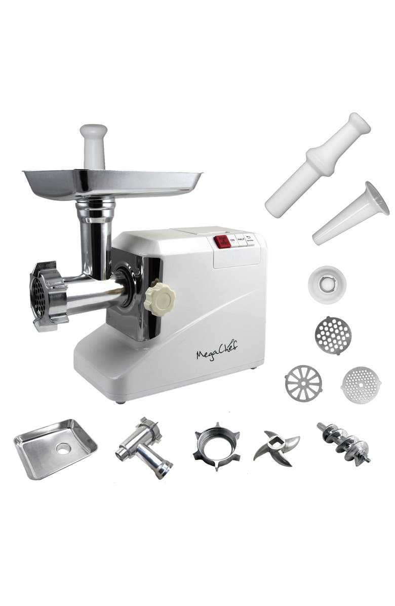 Megachef 1800 Watt High Quality Automatic Meat Grinder for Household Use, Alternate, color,
