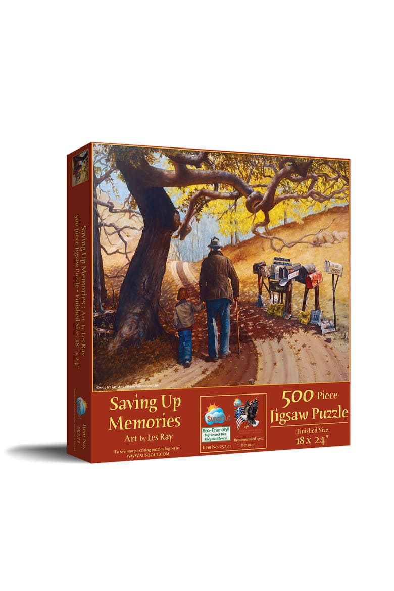 Saving Up Memories 500 piece Jigsaw Puzzle for Adults, Main, color, Multicolor