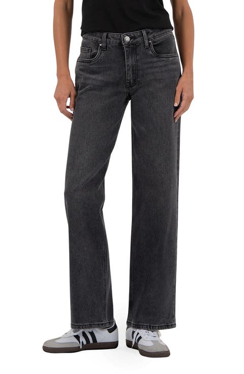 Selena Low Rise Baggy Straight Leg Jeans (Fateful)