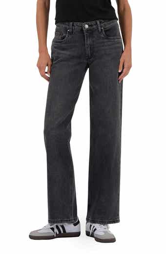 KUT from the Kloth Selena Low Rise Baggy Straight Leg Jeans