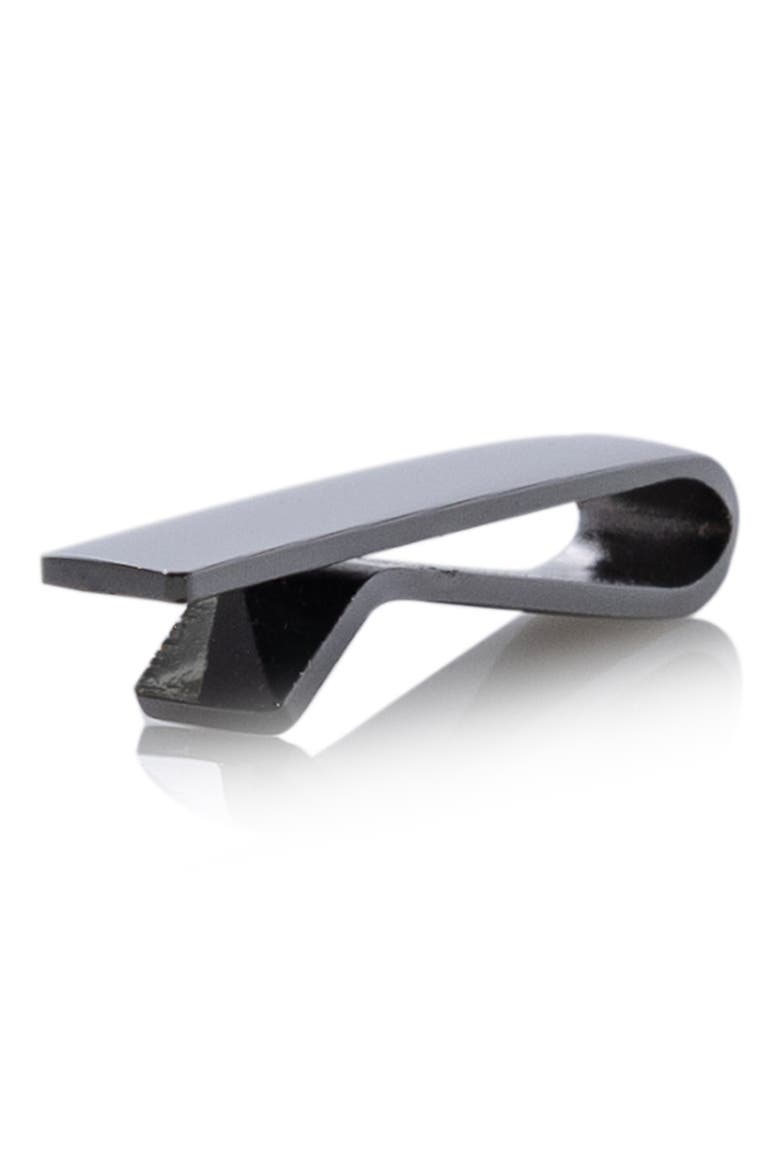 Men's Solid Tie Clip, Alternate, color, GUN METAL