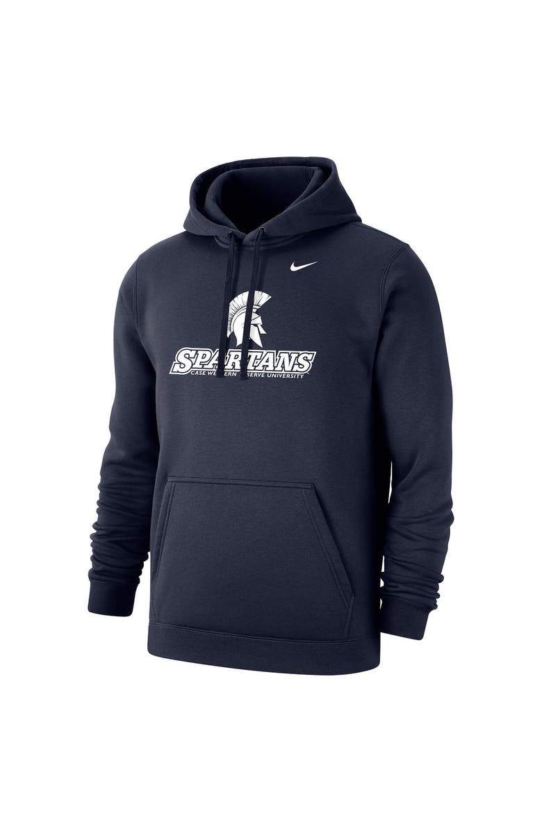 Nike Men's Nike Navy Case Western Reserve Spartans Club Fleece Pullover Hoodie, Alternate, color,