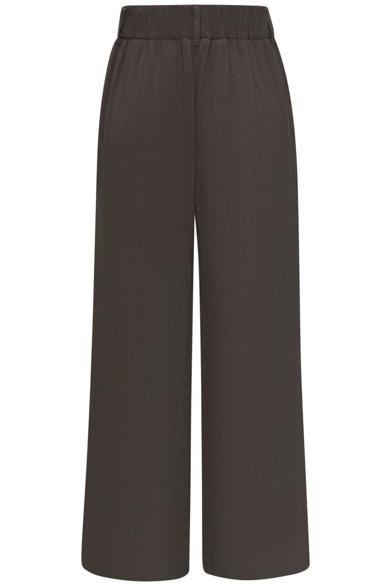 Wide Leg Linen Pants, Alternate, color, Olive