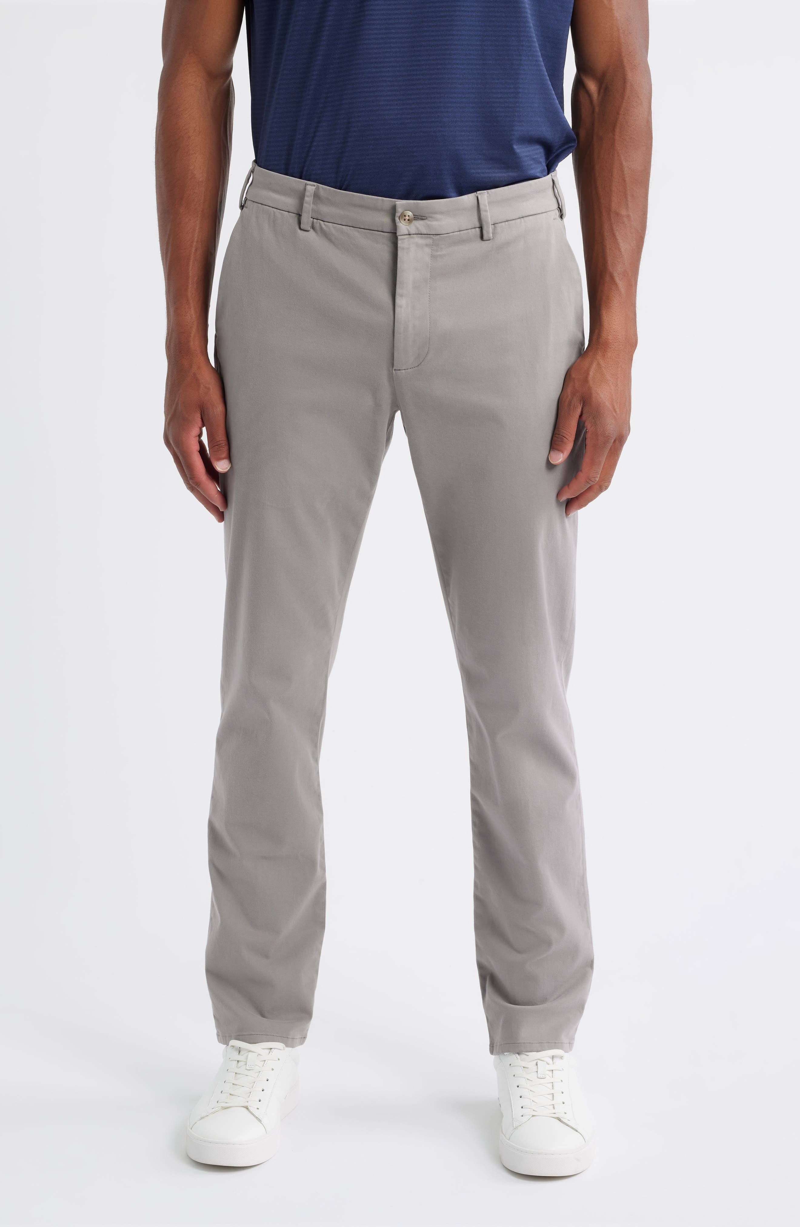 Peter Millar Signature Sateen Flat Front Pants