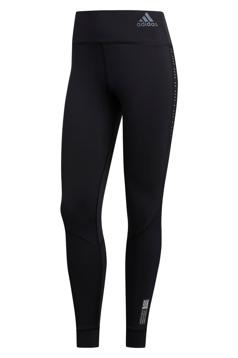 Own the Run Primeblue Tights, Alternate, color, BLACK