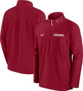 Nike Men's Nike Cardinal Stanford Cardinal Sideline Coaches Quarter-Zip Jacket