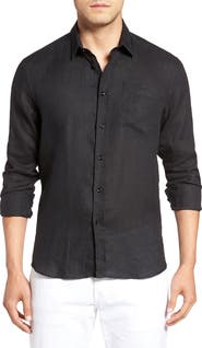Vilebrequin Men's Linen Solid Shirt