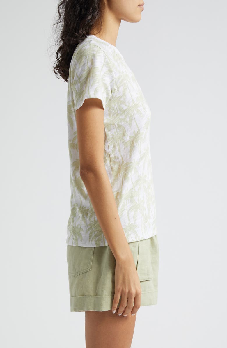 ATM Anthony Thomas Melillo Palm Print Cotton T-Shirt, Alternate, color,