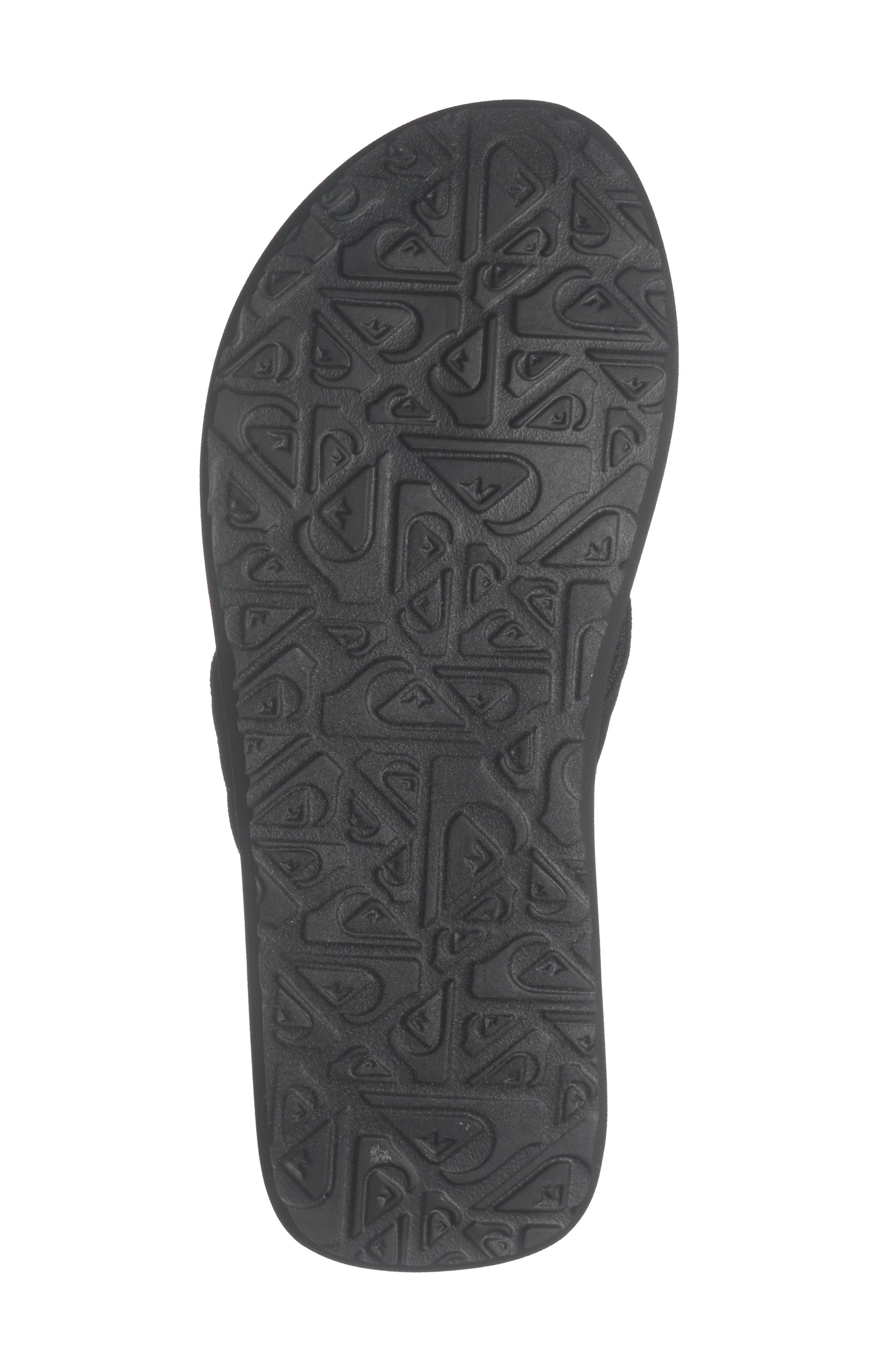 Molokai Layback II Flip Flop, Alternate, color, BLACK FLORAL