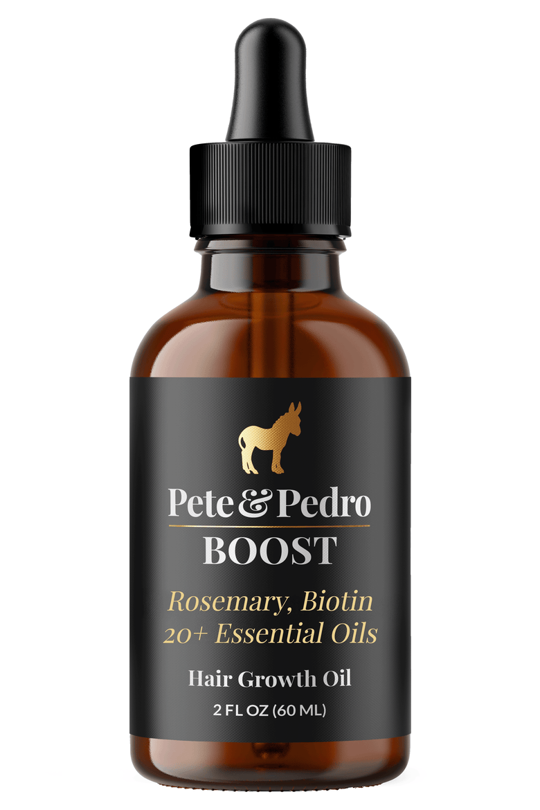 Boost Hair & Beard Growth Strengthening Serum With Biotin & Rosemary, Main, color, Brown