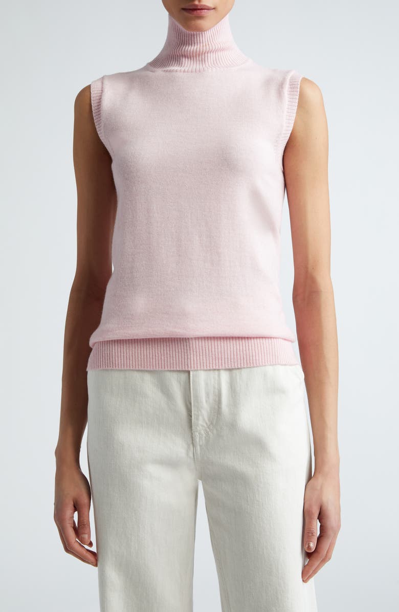 SPORTMAX Ardenza Sleeveless Wool Turtleneck Sweater, Main, color,
