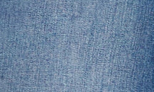 Hint Of Blu Jackie Side Slit High Waist Wide Leg Jeans In Blue