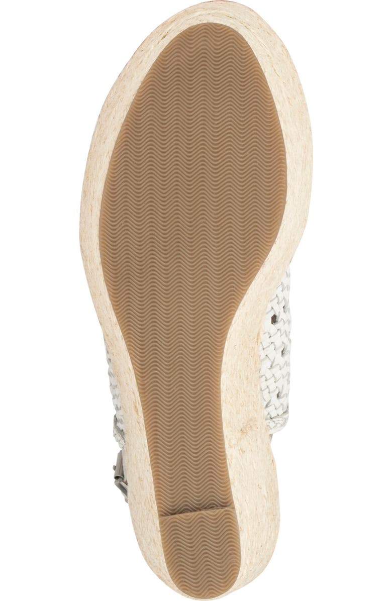 VINTAGE FOUNDRY Cynthia Platform Wedge Sandal, Alternate, color, White