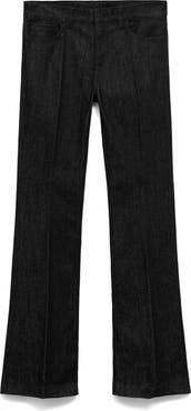 MANGO Mid Rise Flare Jeans