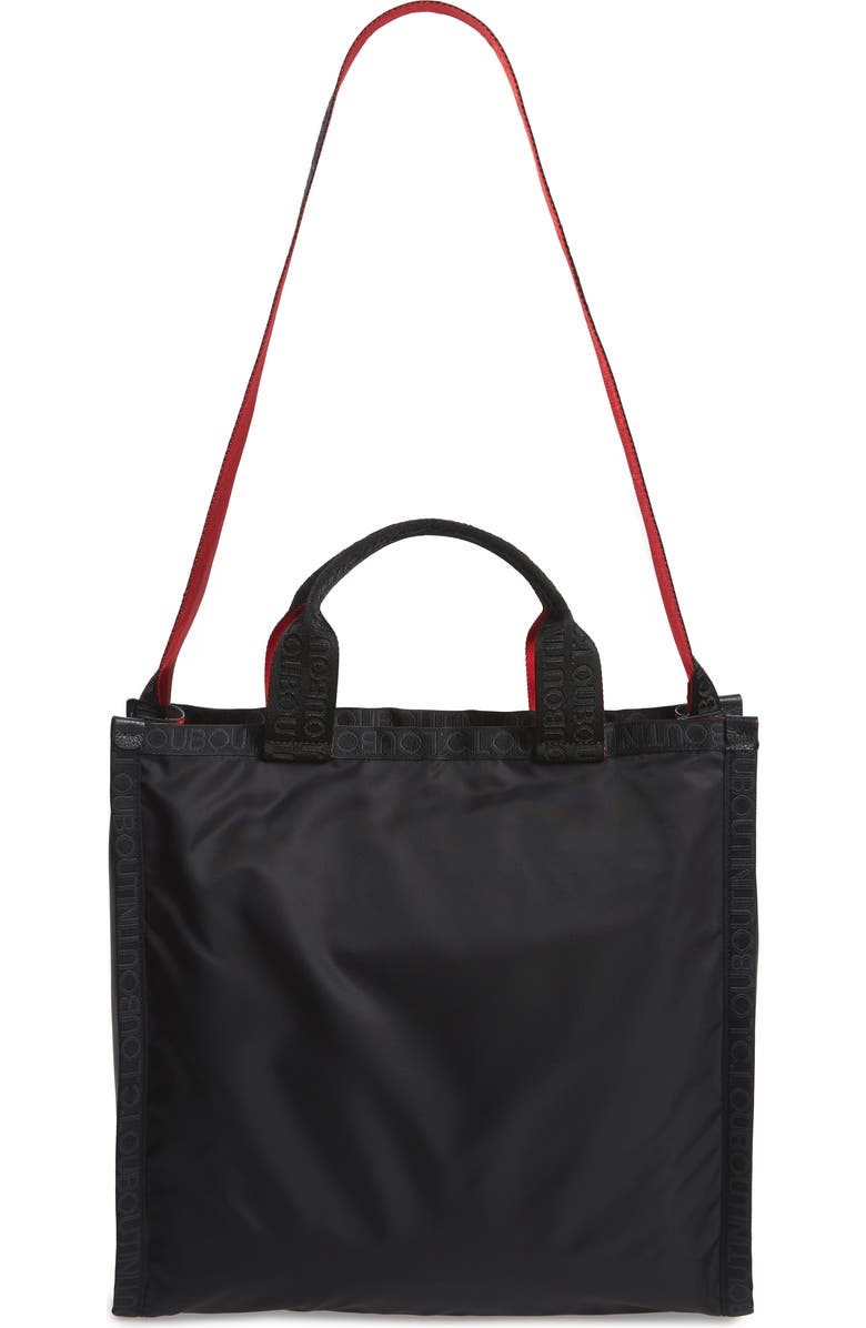 Christian Louboutin Loubiclic Nylon Tote, Alternate, color,