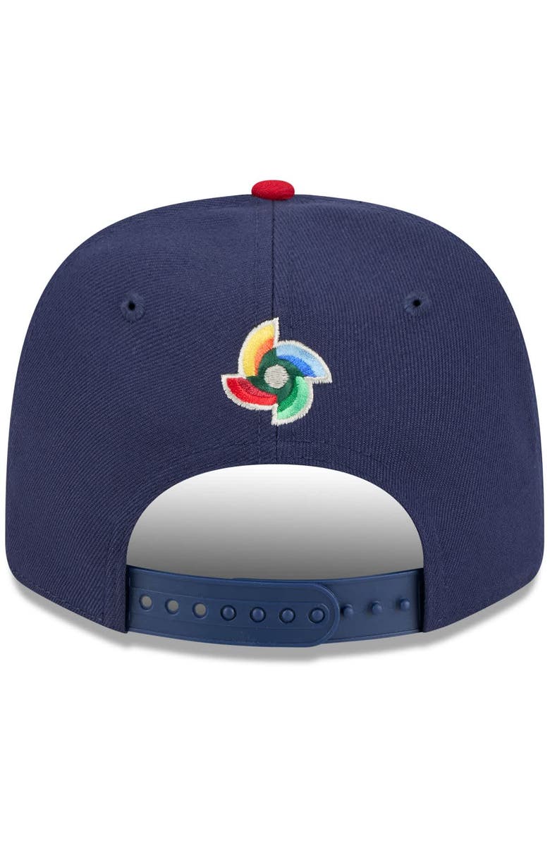 New Era Men's New Era  Navy/Red USA Baseball 2026 World Baseball Classic 9SEVENTY Adjustable Hat, Alternate, color, Navy