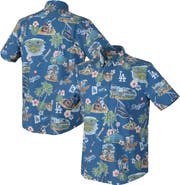 Reyn Spooner Men's Reyn Spooner  Royal Los Angeles Dodgers Scenic Tri-Blend Performance Button-Up Top
