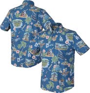 Reyn Spooner Men's Reyn Spooner  Royal Los Angeles Dodgers Scenic Tri-Blend Performance Button-Up Top