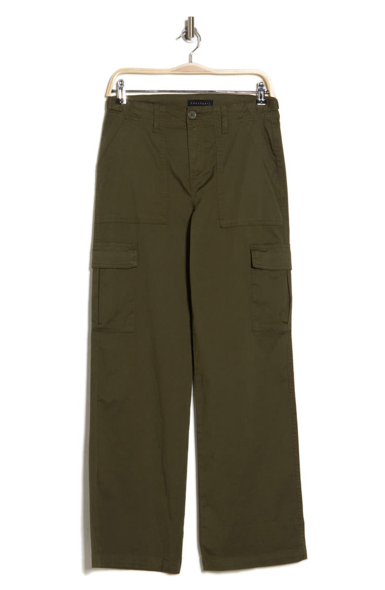 Sanctuary Unstoppable Brushed Cargo Pants, Alternate, color, Fatigue