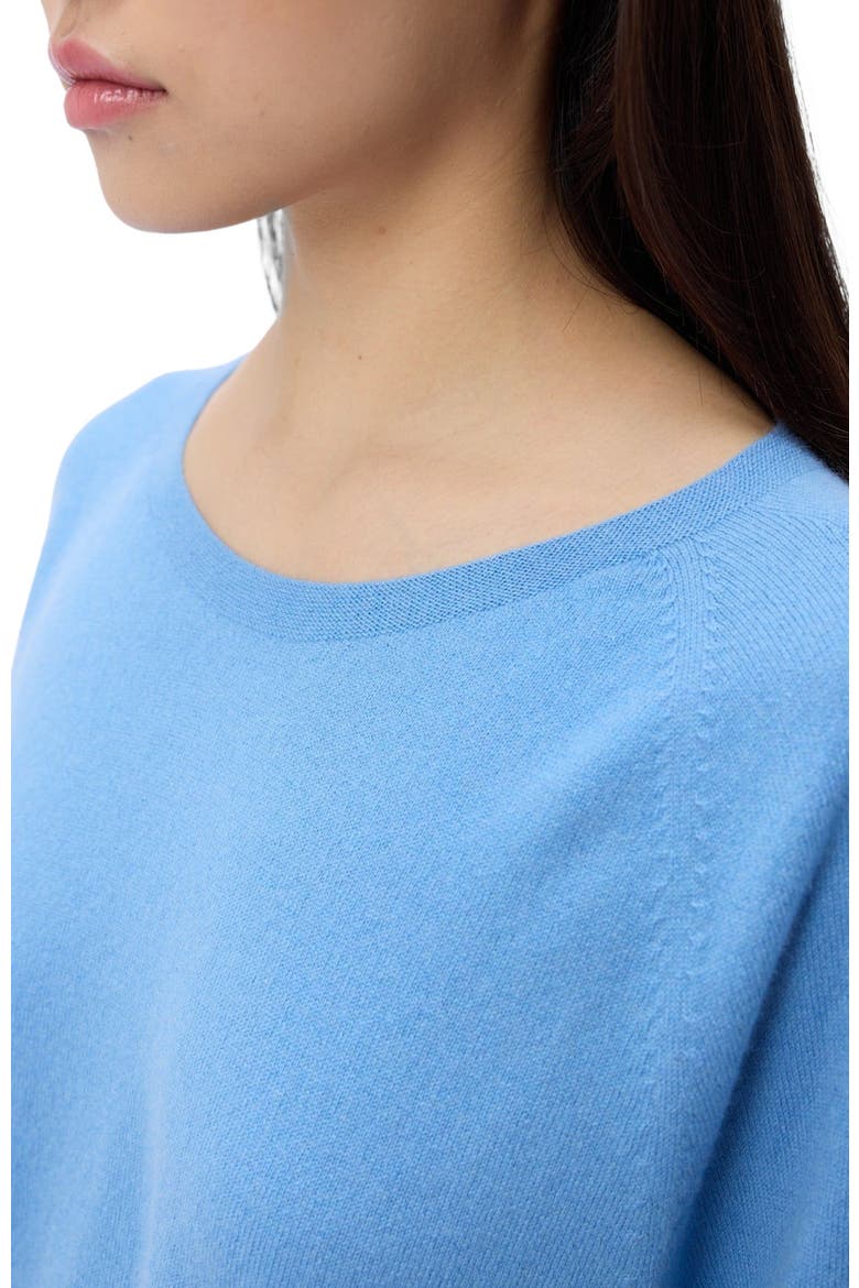 Women's Relaxed Cashmere Sweater, Alternate, color, azure blue