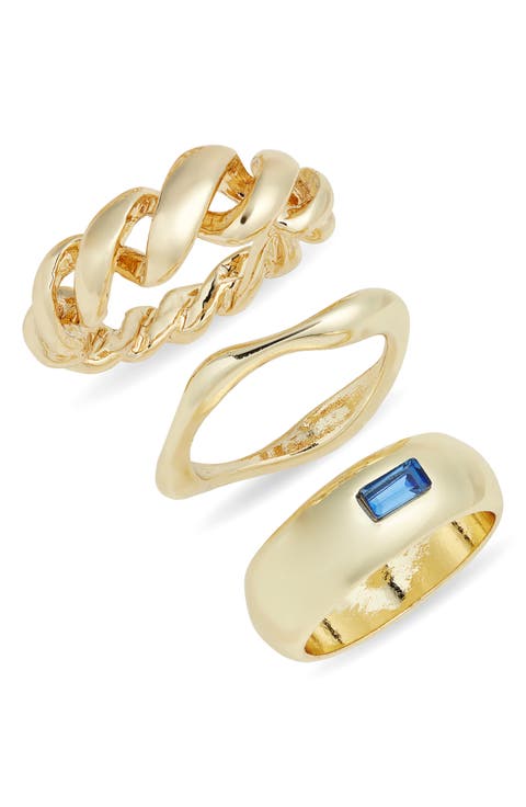 3-Pack Assorted Rings