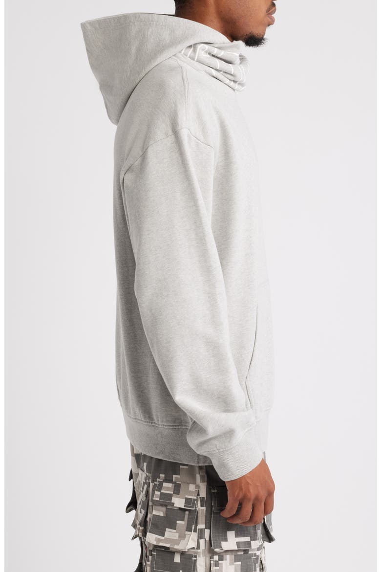 Covert Cotton Graphic Hoodie, Alternate, color, HEATHER GREY