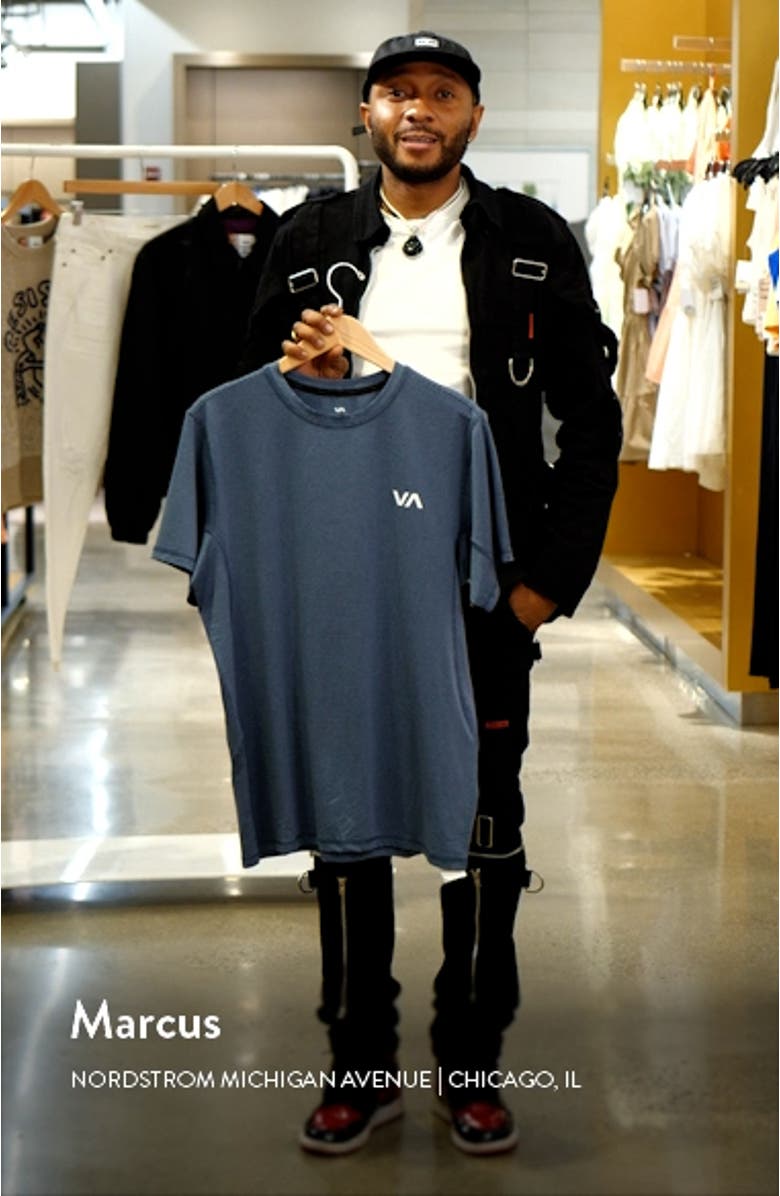 Sport Vent Stripe Performance Graphic T-Shirt, sales video thumbnail