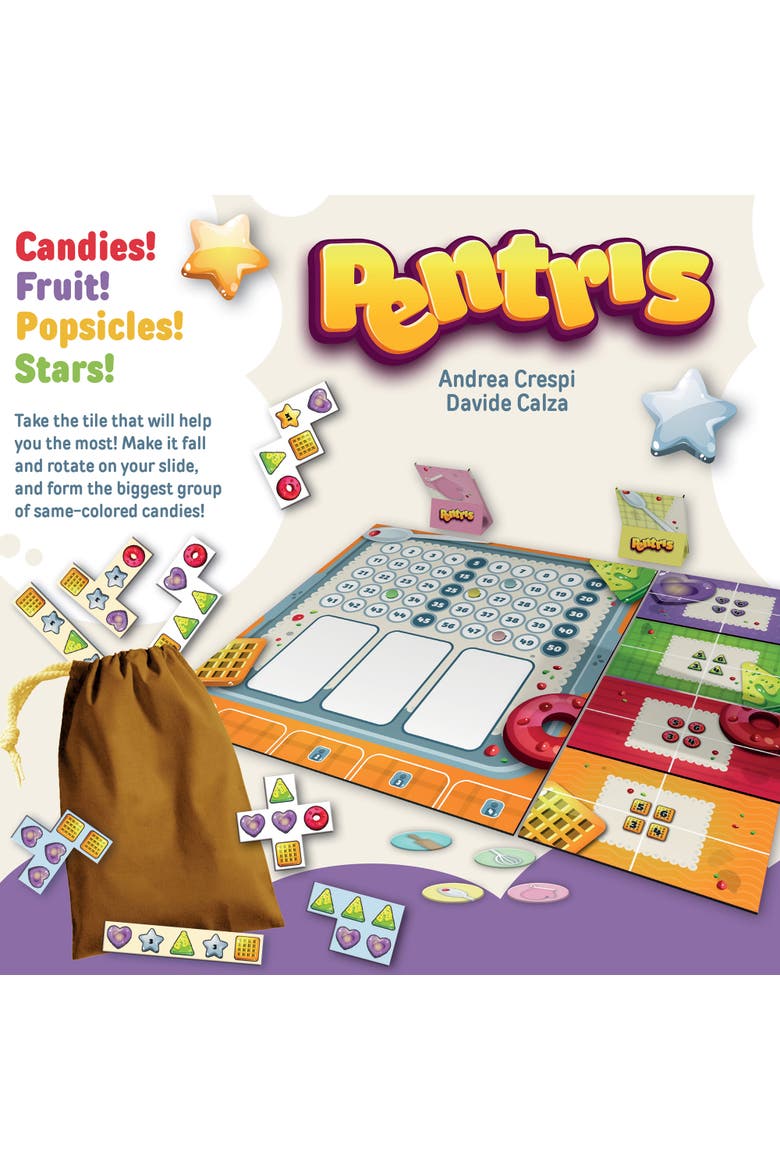 Pentris Abstract Strategy Board Game, Alternate, color, Multicolored