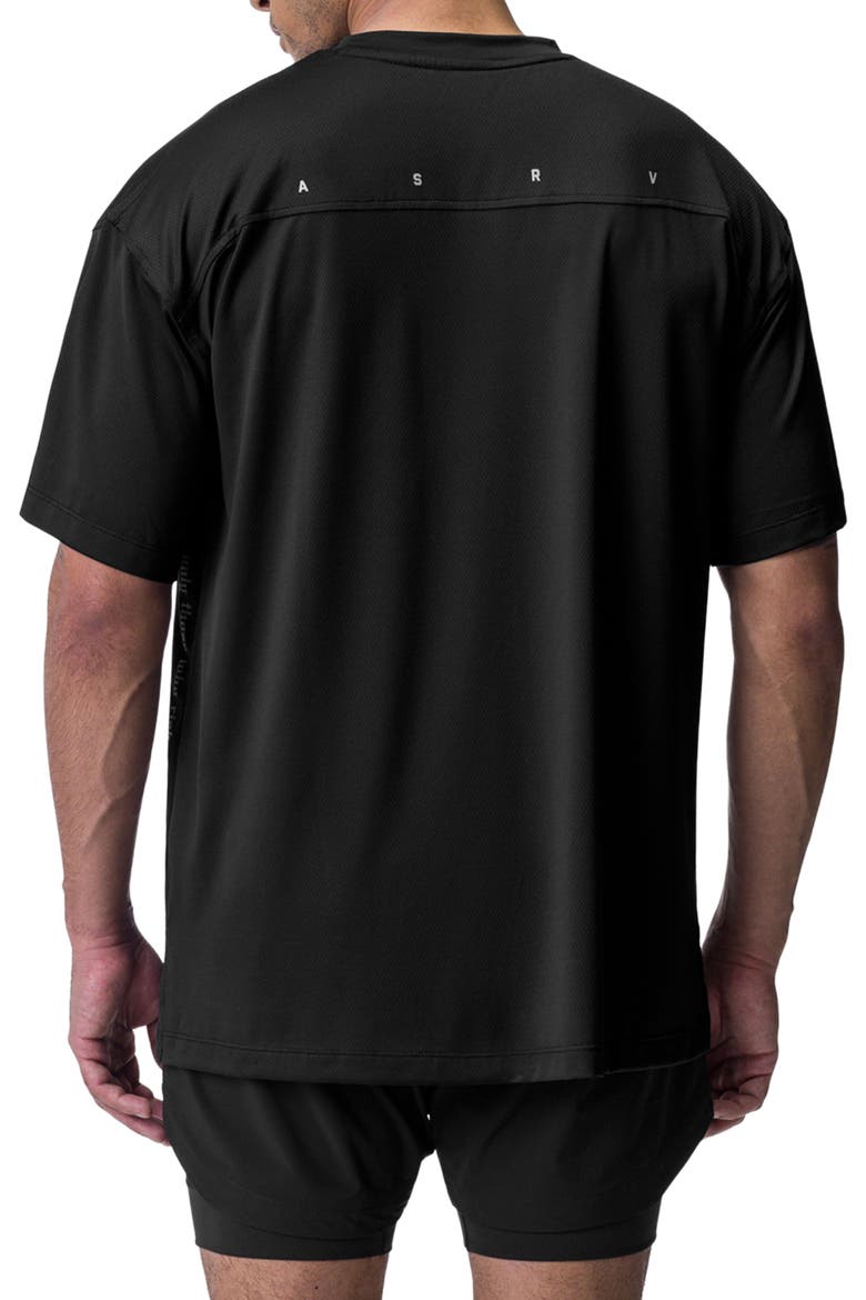 AeroSilver® Oversize Tee, Alternate, color, BLACK