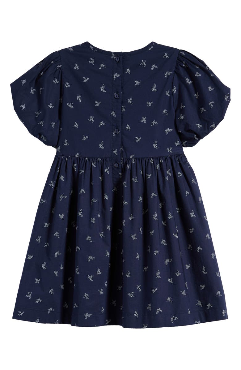 Nordstrom Kids' Print Cotton Puff Sleeve Dress, Alternate, color, 