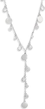 Nordstrom Shaky Pavé Cubic Zirconia Y-Necklace