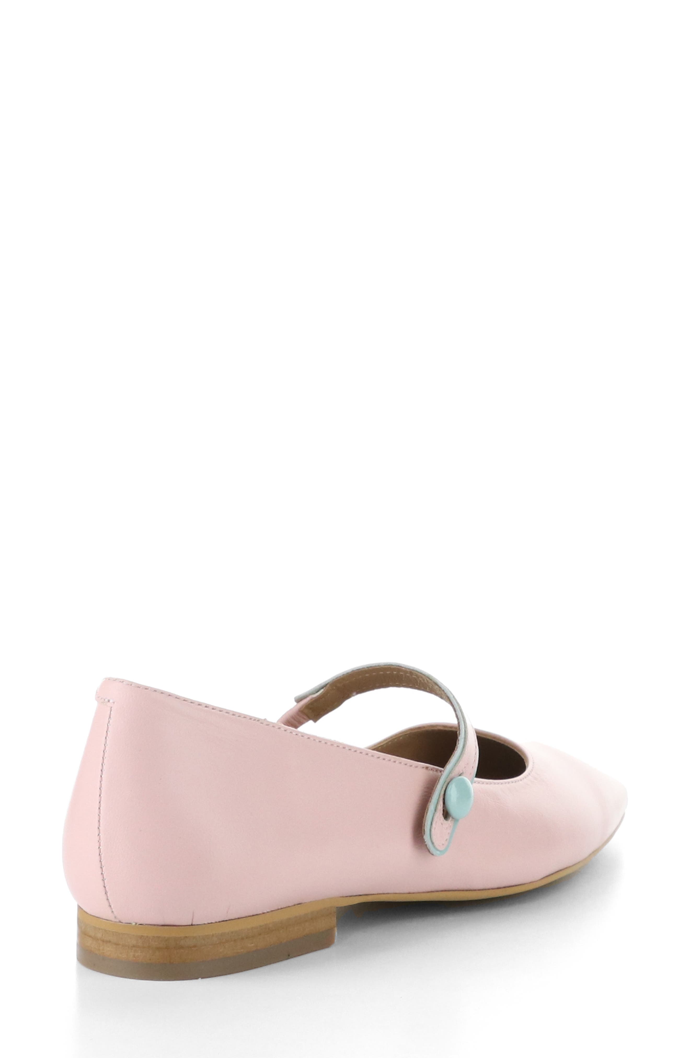 Suln Pointed Toe Flat, Alternate, color, PALE PINK KAISER/ NAPPALAK