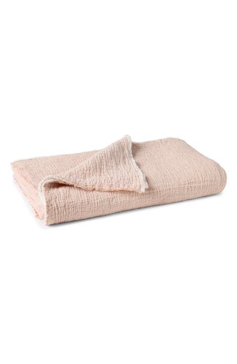 Topanga Organic Cotton Matelassé Throw Blanket