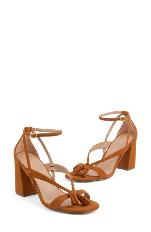 Lk Bennett Jeanie Ankle Strap Sandal In Brown