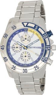 True Religion Chronograph Bracelet Watch, 43mm
