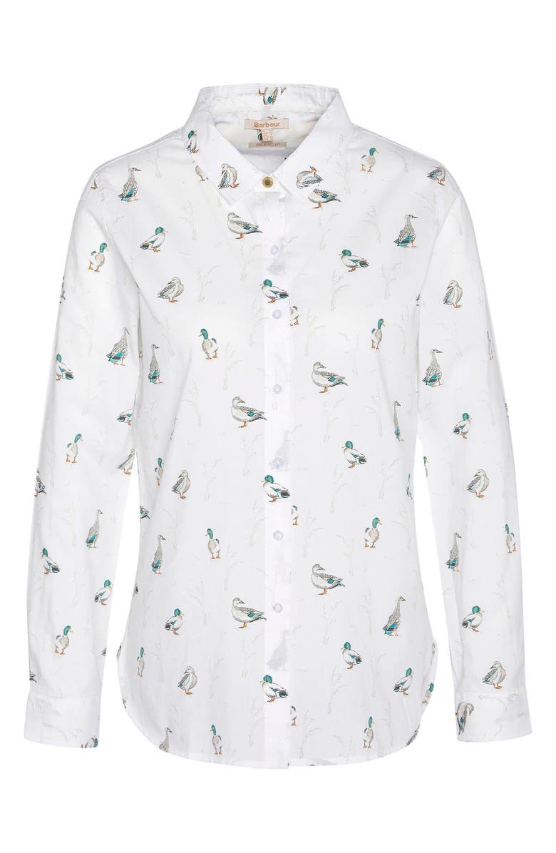 Barbour Animal Print Button-Up Shirt, Alternate, color,