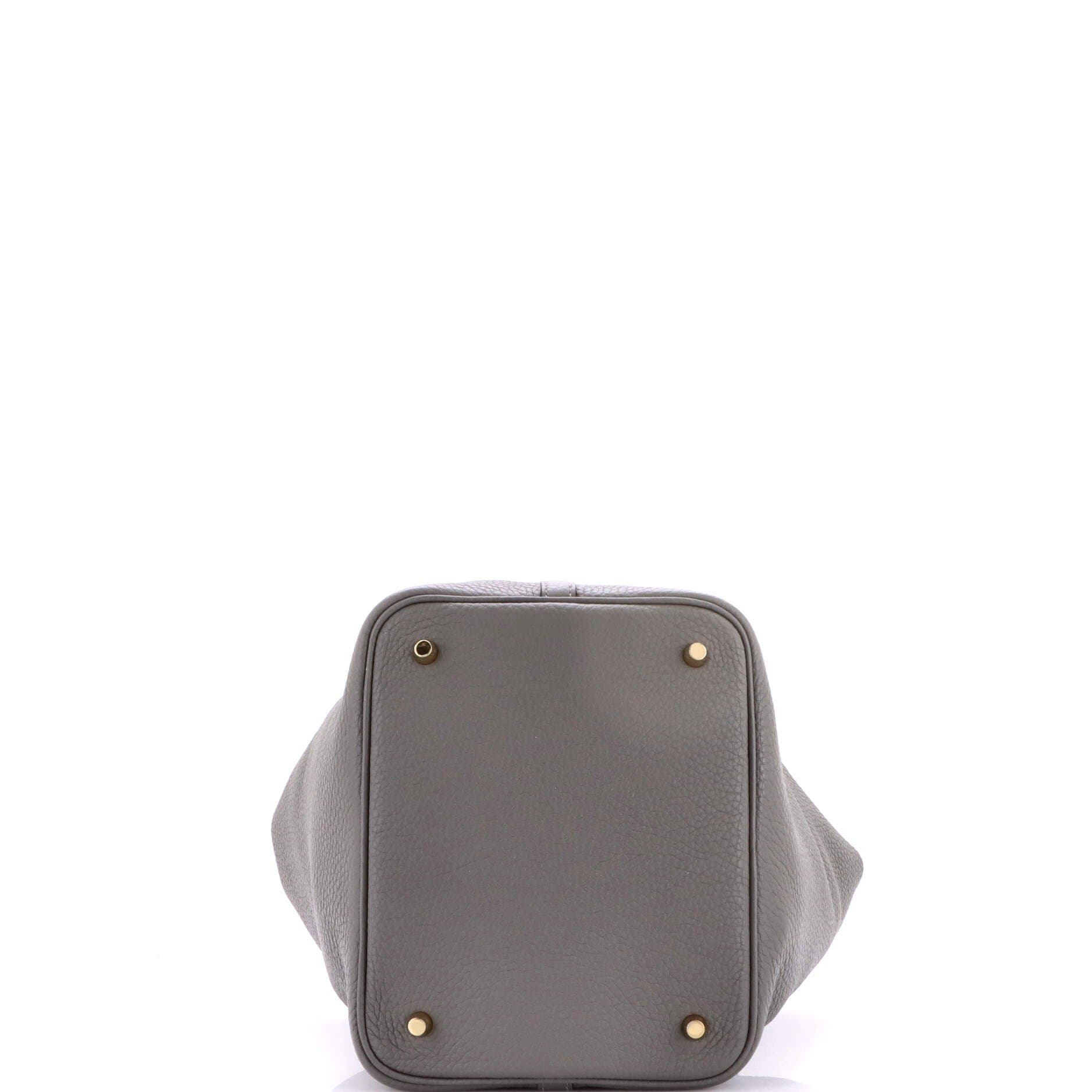 Picotin Lock Bag Clemence MM, Alternate, color, Grey