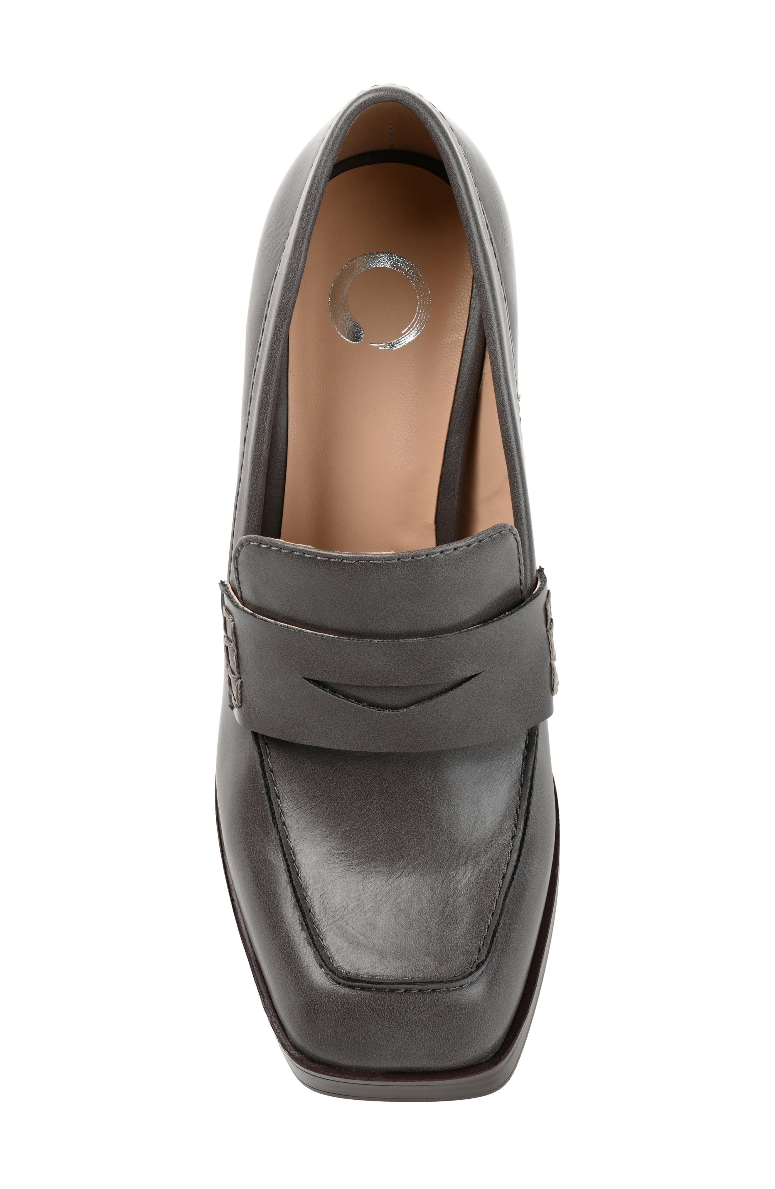 Journee Collection Ezzey Pump - Wide Width, Alternate, color, Grey