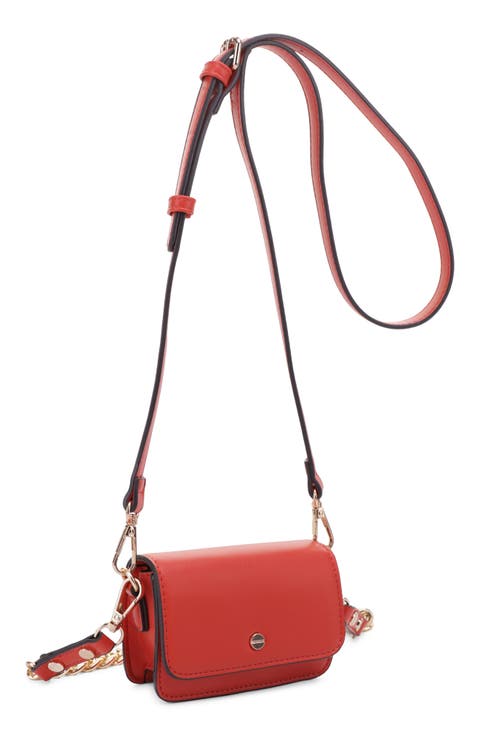 Tanya Vegan Leather Crossbody Bag