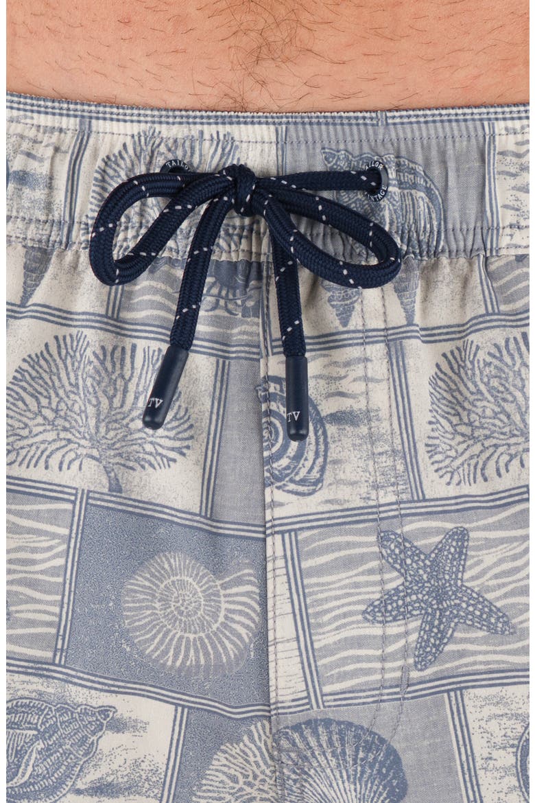 Hybrid 4-Way Stretch Swim Shorts, Alternate, color, INFINITY SHELL COLLAGE