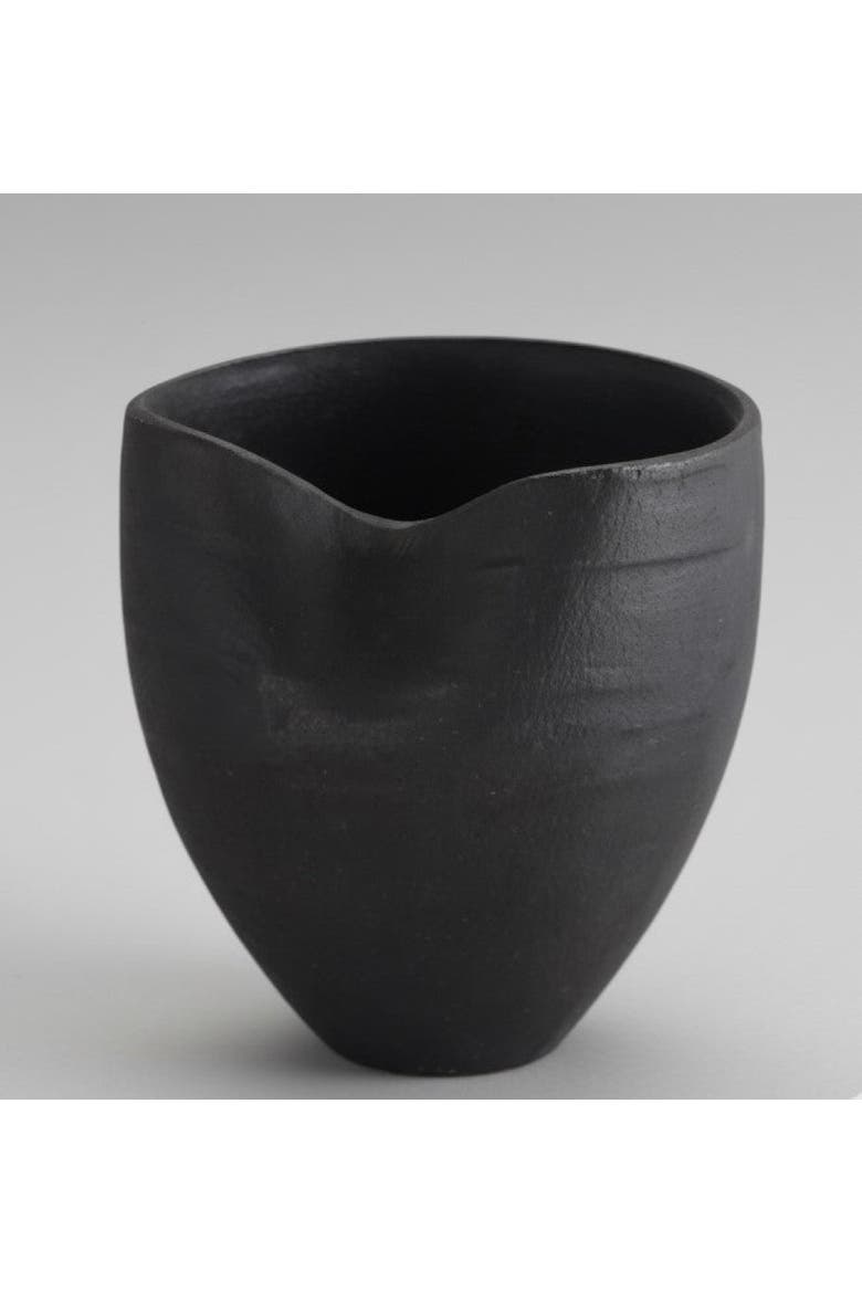 Minimal Aluminum Vase, Alternate, color, Black