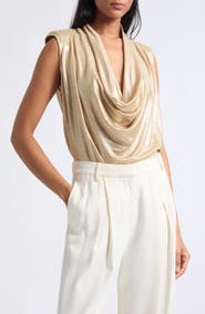 Ramy Brook Camila Cowl Neck Sleeveless Top