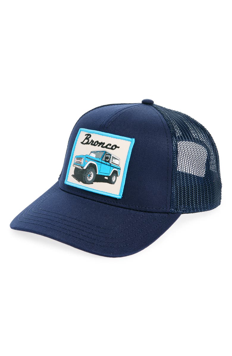 American Needle Bronco Valin Trucker Hat, Main, color,
